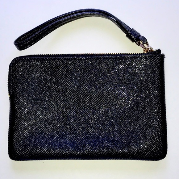 Coach corner zip leather wristlet - Picture 5 of 8